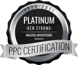 Ken Strong is PPC Certified for Amazon